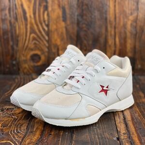 Rare New Vtg‎ 1997 Converse Cons Cheerleading Women Shoes White Leather Size 7